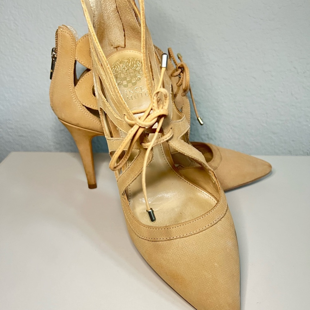 Vince Camuto Ballana Lace-Up Pumps Delicacy Phoenix
